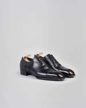 1202 Heritage Collection | Oxford Cap Toe Full Brogue | Black