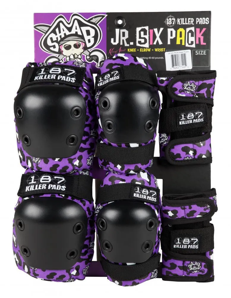 187 Pad Set JR. Six Pack Leopard - All Colours!