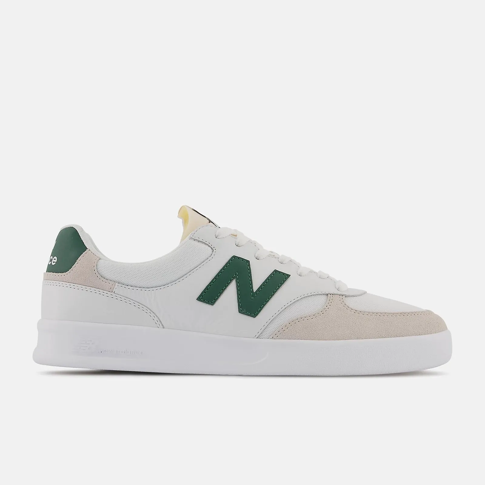 300 Court Sneaker (White   Green)