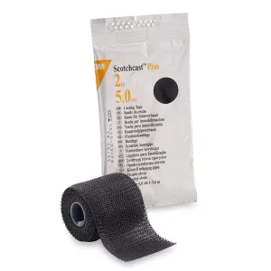 3M™ Scotchcast™ Plus Black Cast Tape, 2 Inch x 4 Yard, 1 Box of 10