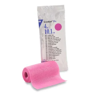 3M™ Scotchcast™ Plus Bright Pink Cast Tape, 4 Inch x 4 Yard, 1 Case of 10