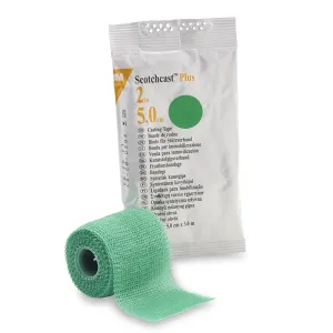 3M™ Scotchcast™ Plus Cast Tape, Green, 2 Inch x 4 Yards, 1 Each