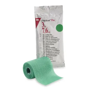 3M™ Scotchcast™ Plus Green Cast Tape, 3 Inch x 4 Yard, 1 Box of 10