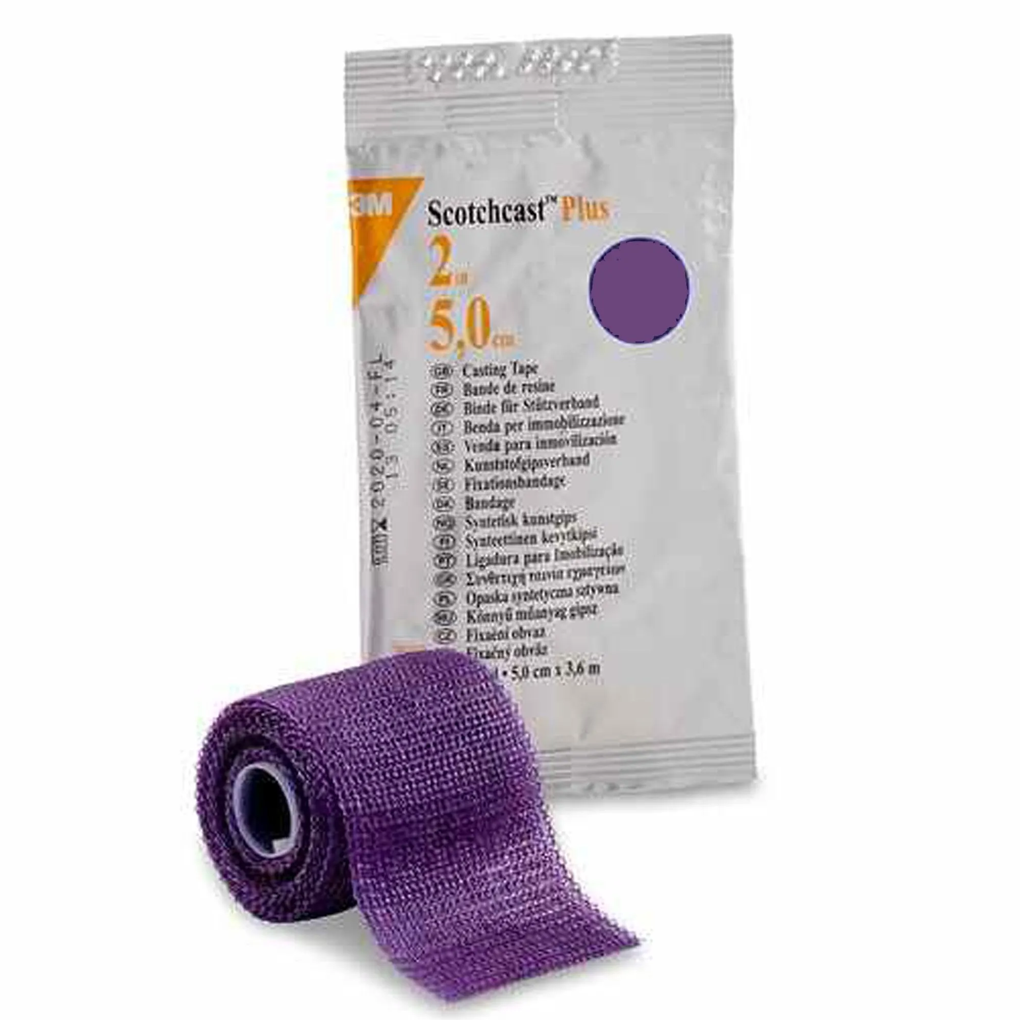 3M™ Scotchcast™ Plus Purple Cast Tape, 2 Inch x 4 Yard, 1 Case of 10