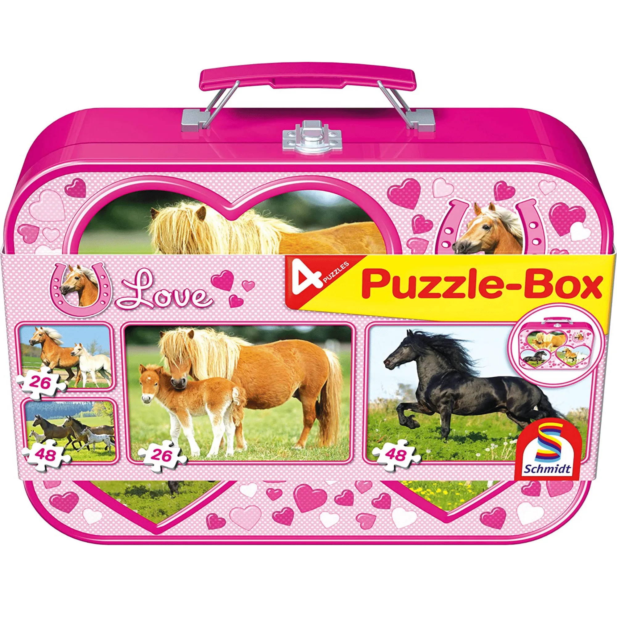 4 in 1 Horse Puzzles in a Tin