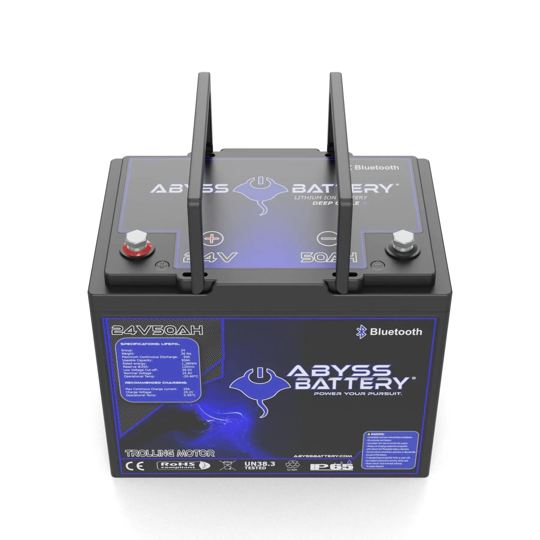 Abyss® 24V 50Ah Lithium Trolling Motor Battery