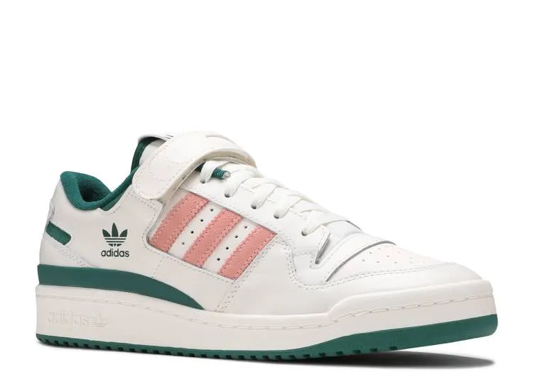 Adidas FORUM 84 LOW 'COLLEGIATE GREEN GLOW PINK' sneakers, white