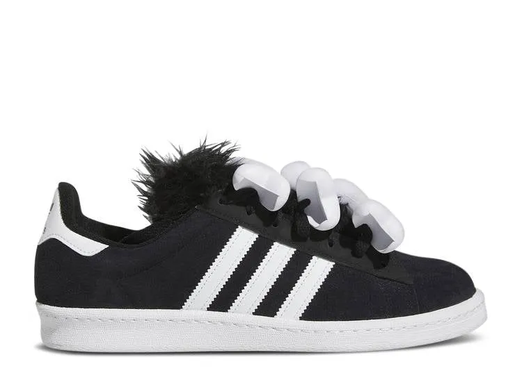 Adidas JEREMY SCOTT X CAMPUS 80S 'BONES - BLACK' sneakers, black