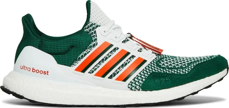 Adidas NCAA x UltraBoost 1.0 'Miami Hurricanes' Sneakers, Green