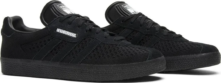 Adidas Neighborhood x Gazelle Super 'Triple Black' sneakers, black