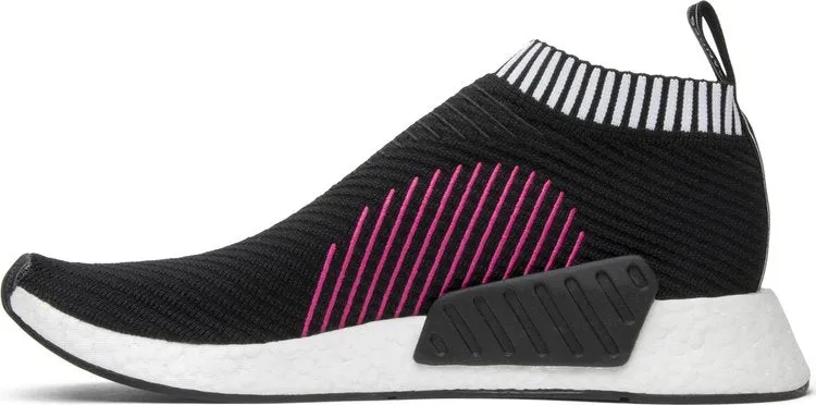 Adidas NMD_CS2 Primeknit 'Shock Pink' sneakers, black