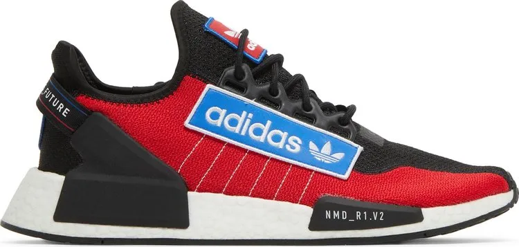 Adidas NMD_R1 V2 'Logo Patch - Team Power Red' sneakers, red