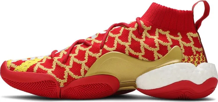 Adidas Pharrell x Crazy BYW sneakers, red/yellow