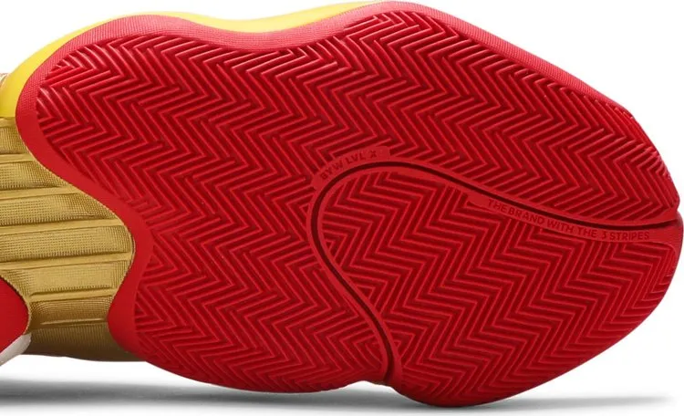 Adidas Pharrell x Crazy BYW sneakers, red/yellow