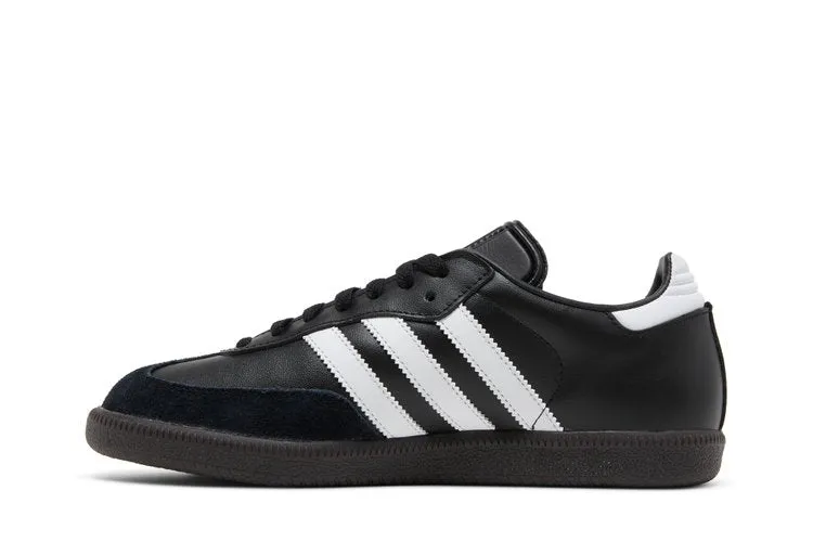 Adidas Samba Leather 'Core Black' Sneakers, black