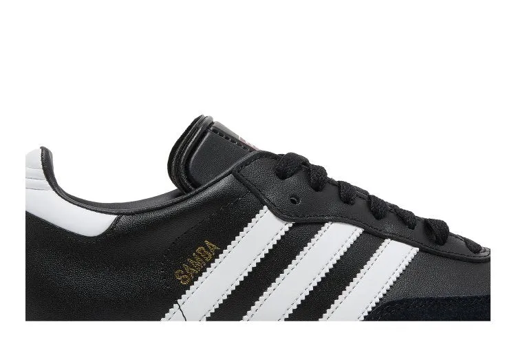 Adidas Samba Leather 'Core Black' Sneakers, black