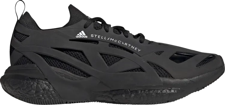 Adidas Stella McCartney x SolarGlide 'Triple Black' sneakers, black