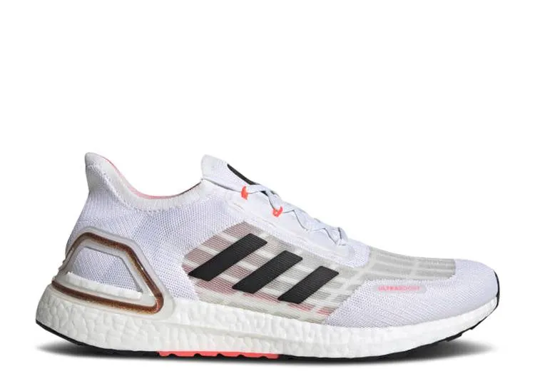 Adidas ULTRABOOST SUMMERDY 'WHITE SIGNAL PINK' sneakers, white