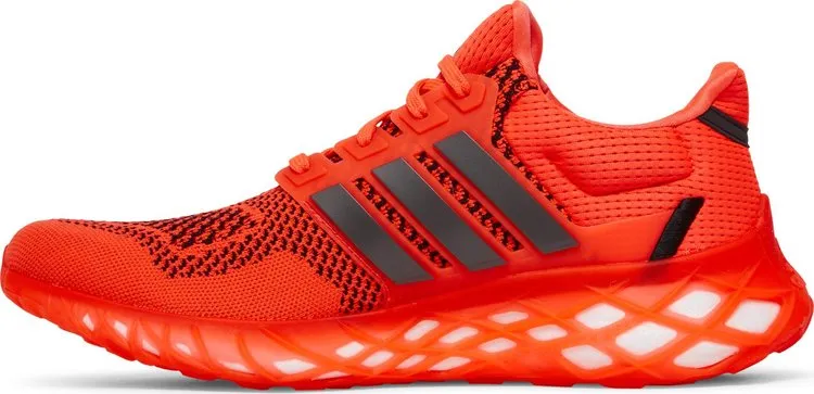 Adidas Ultraboost Web DNA 'Solar Red' Sneakers, Orange