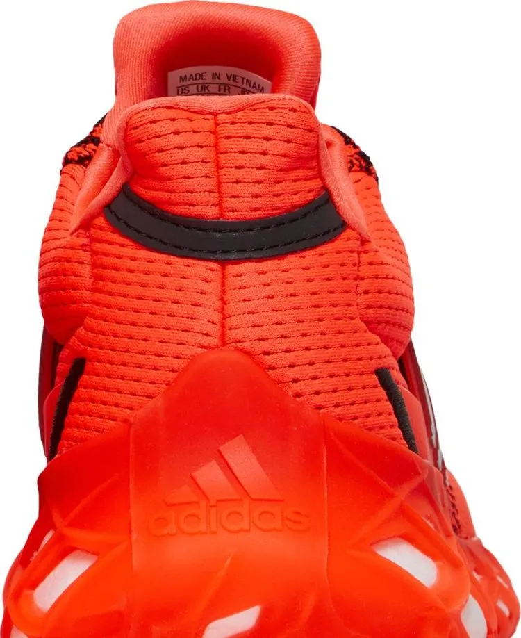 Adidas Ultraboost Web DNA 'Solar Red' Sneakers, Orange