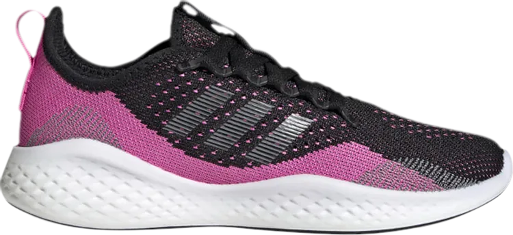 Adidas Wmns Fluidflow 2.0 'Screaming Pink Black' sneakers, pink