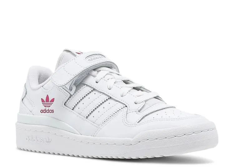 Adidas WMNS FORUM LOW 'WHITE SHOCK PINK' sneakers, white