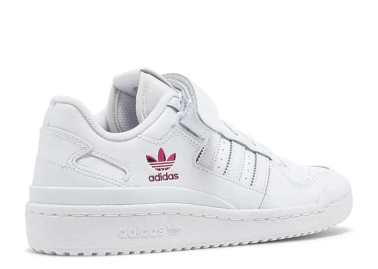 Adidas WMNS FORUM LOW 'WHITE SHOCK PINK' sneakers, white