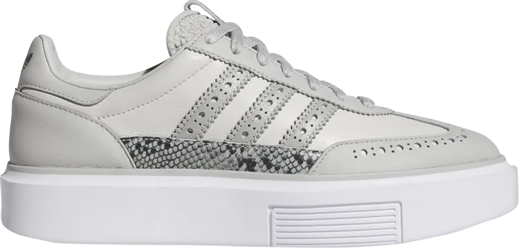 Adidas Wmns Sleek Super 72 'Grey Snakeskin' sneakers, gray