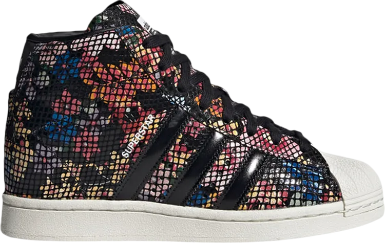 Adidas Wmns Superstar Up 'Floral Twist' sneakers, black