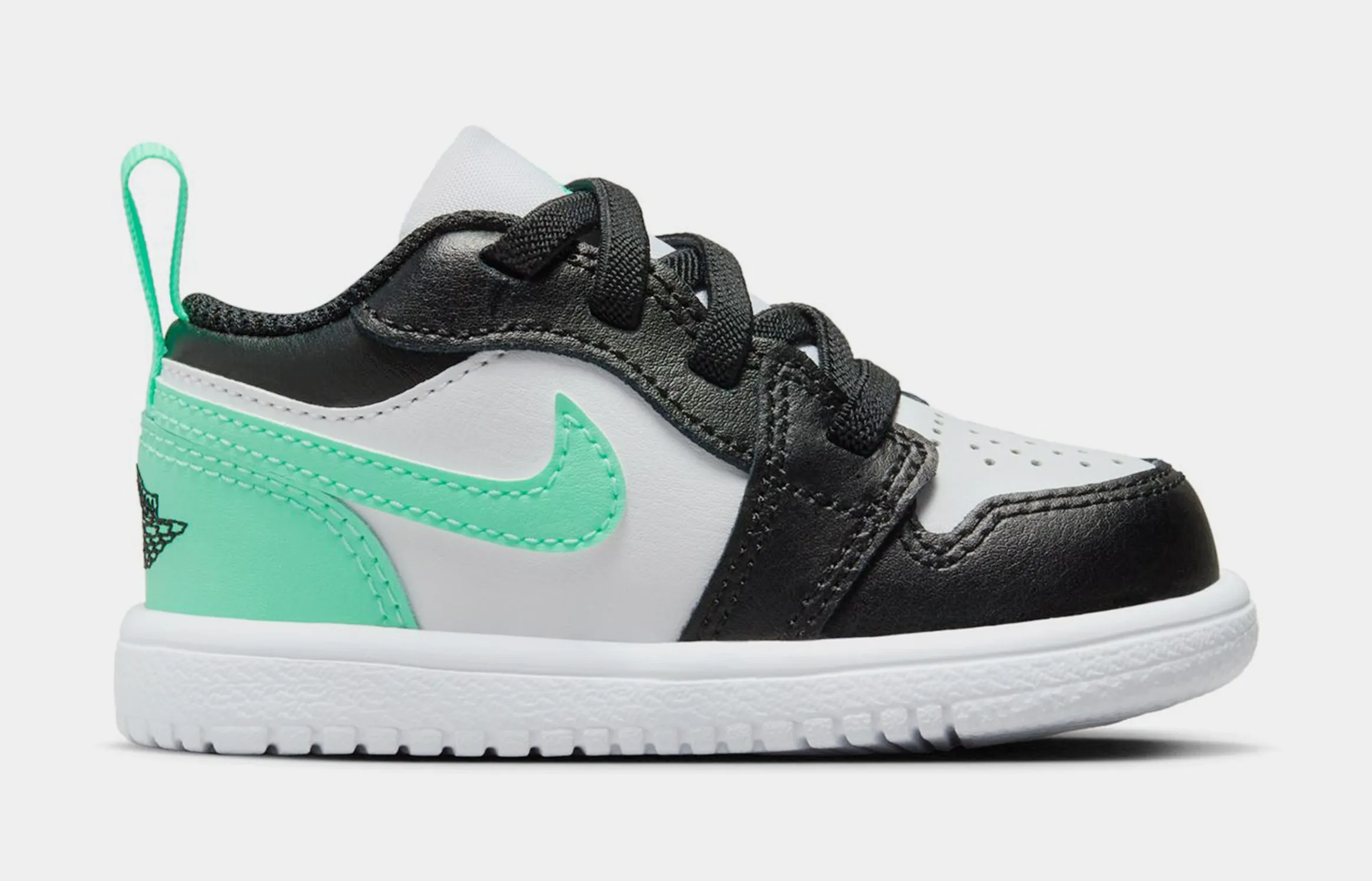 Air Jordan 1 Low Alt Infant Toddler Lifestyle Shoes (White/Green Glow/Black)