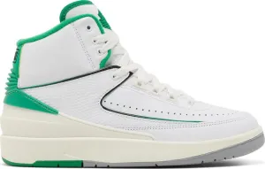 Air Jordan 2 Retro GS Lucky Green, white