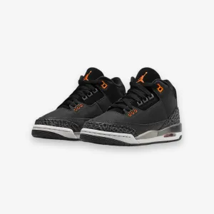 Air Jordan 3 Retro GS Night Stadium Total Orange Grade School DM0967-080