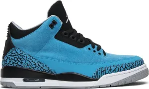 Air Jordan 3 Retro Powder Blue sneakers, blue