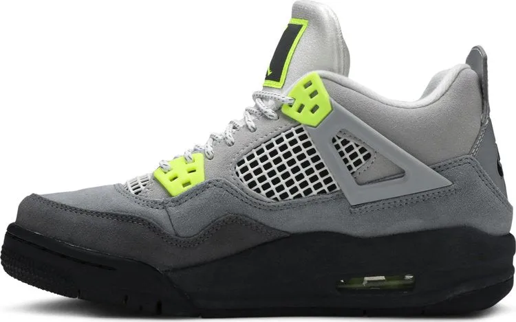 Air Jordan 4 Retro SE GS Neon 95 sneakers, gray