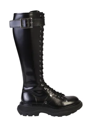 Alexander McQueen Tread Knee-High Boots