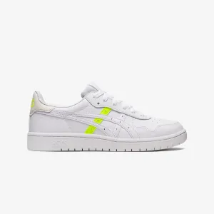 Asics | WMN'S JAPAN S  { WHITE/SAFETY YELLOW