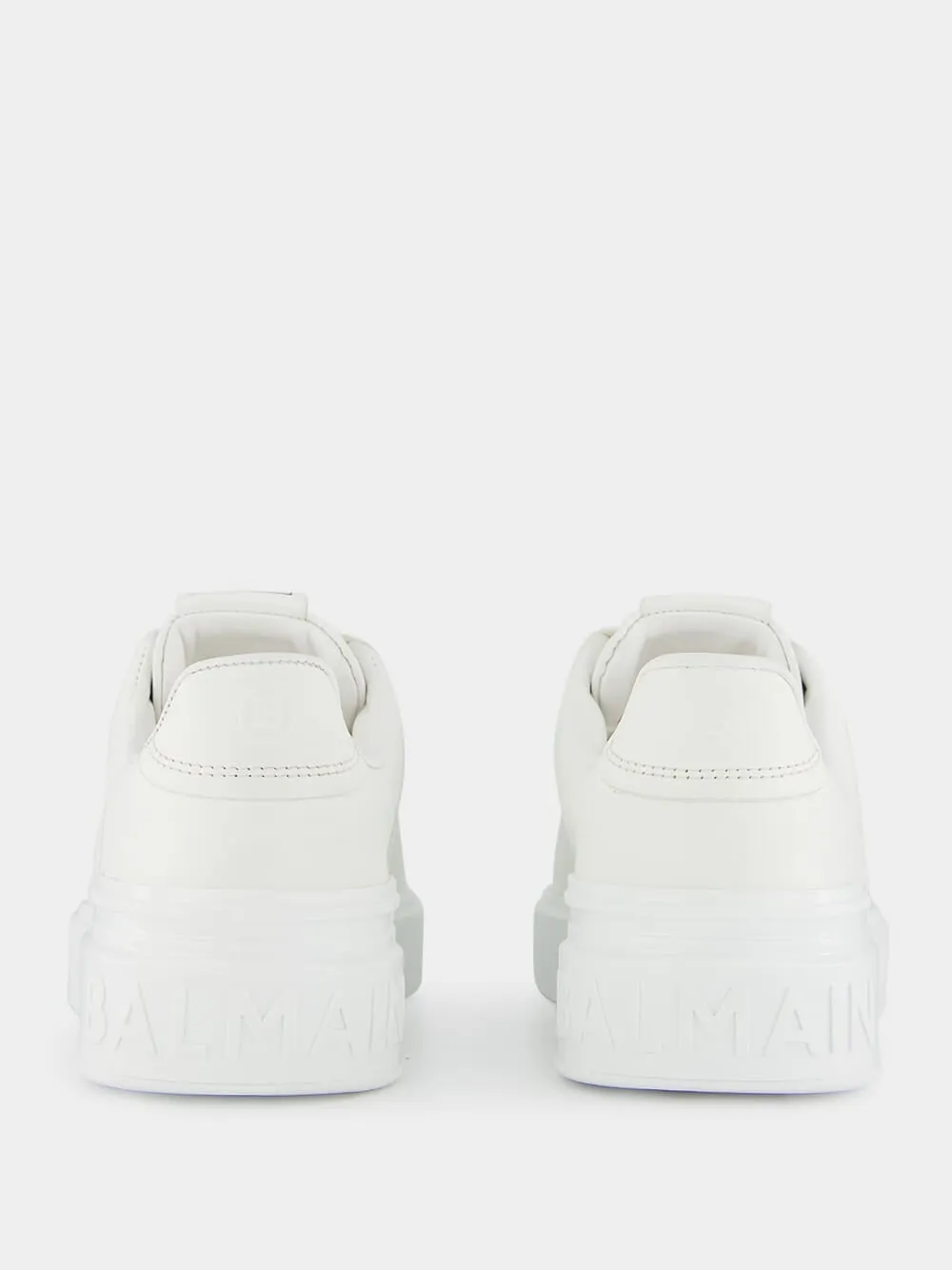 B-Court White Calfskin Trainers