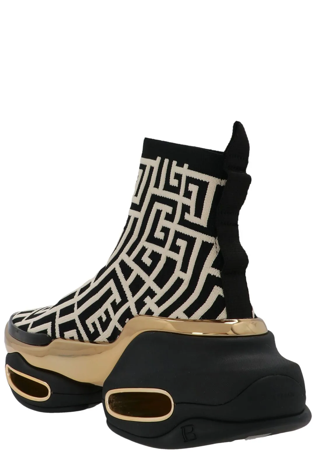 Balmain B-Bold Monogram Slip On Sneakers