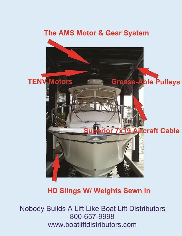 Boat Lift Distributors 12,000 LB Salt Water Sling Lift