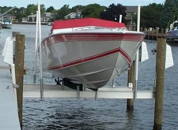 Boat Lift Distributors SS 16,000 LB Beamless Boat Lift | Storm Surge | Wireless Remote