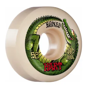 Bones 52mm 99a PRO STF Hart Speed Gator V5 Sidecut Skateboard Wheels 4pk