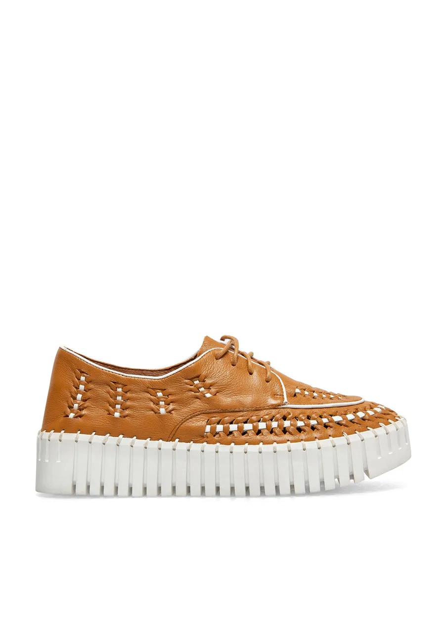 Brodies Sneakers - Tan / White