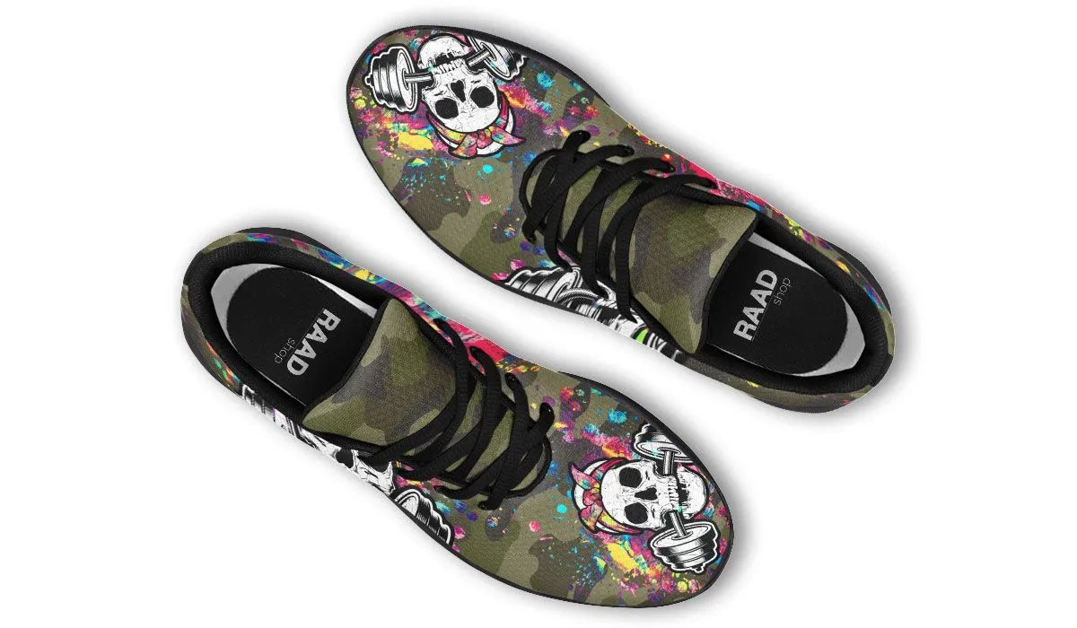 Camo Colorful Splat Skull