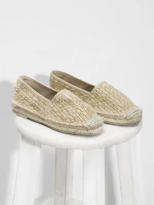 Cap Toe Espadrille Flats