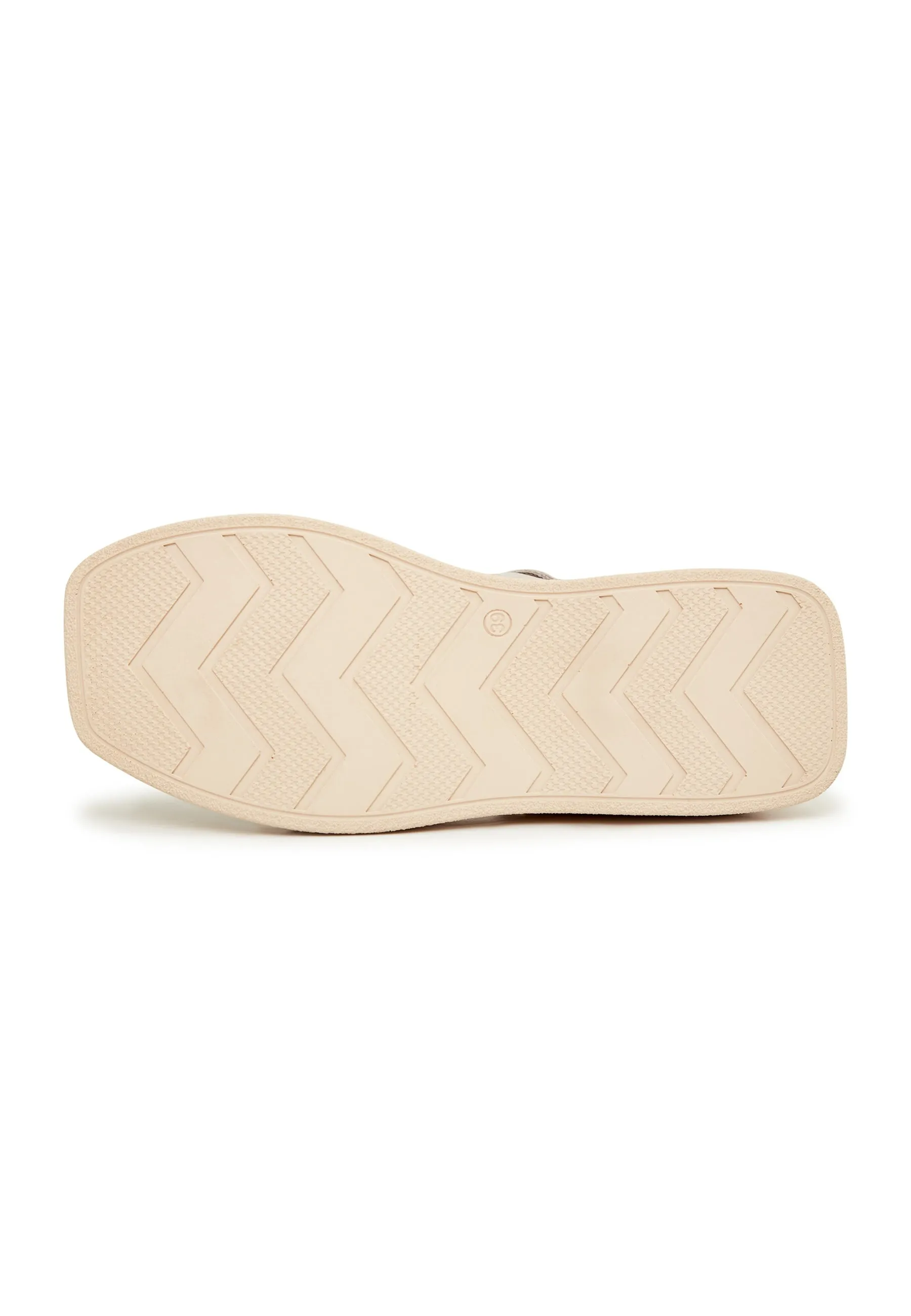 Casual Platform Sandals - Beige