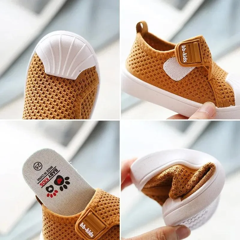 Children's Casual Shoes - Soft Knitted Fabric Sneakers - TSS308