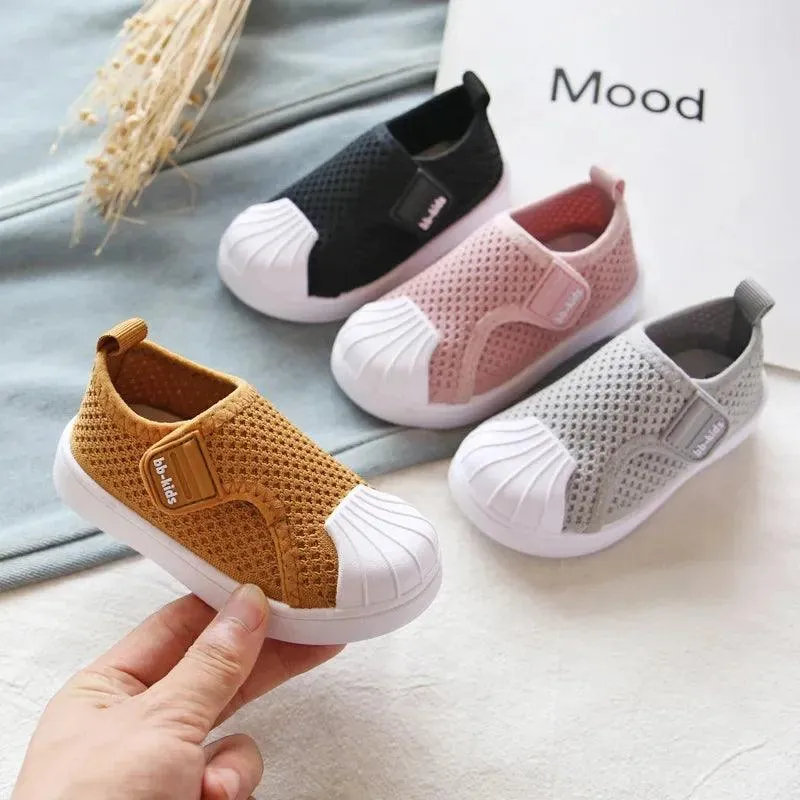 Children's Casual Shoes - Soft Knitted Fabric Sneakers - TSS308