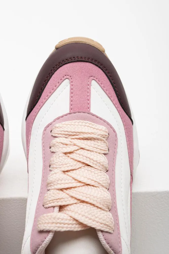 Colourblock Trainer Pink