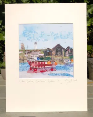 Crofters Fishing Boat, Southwold Print