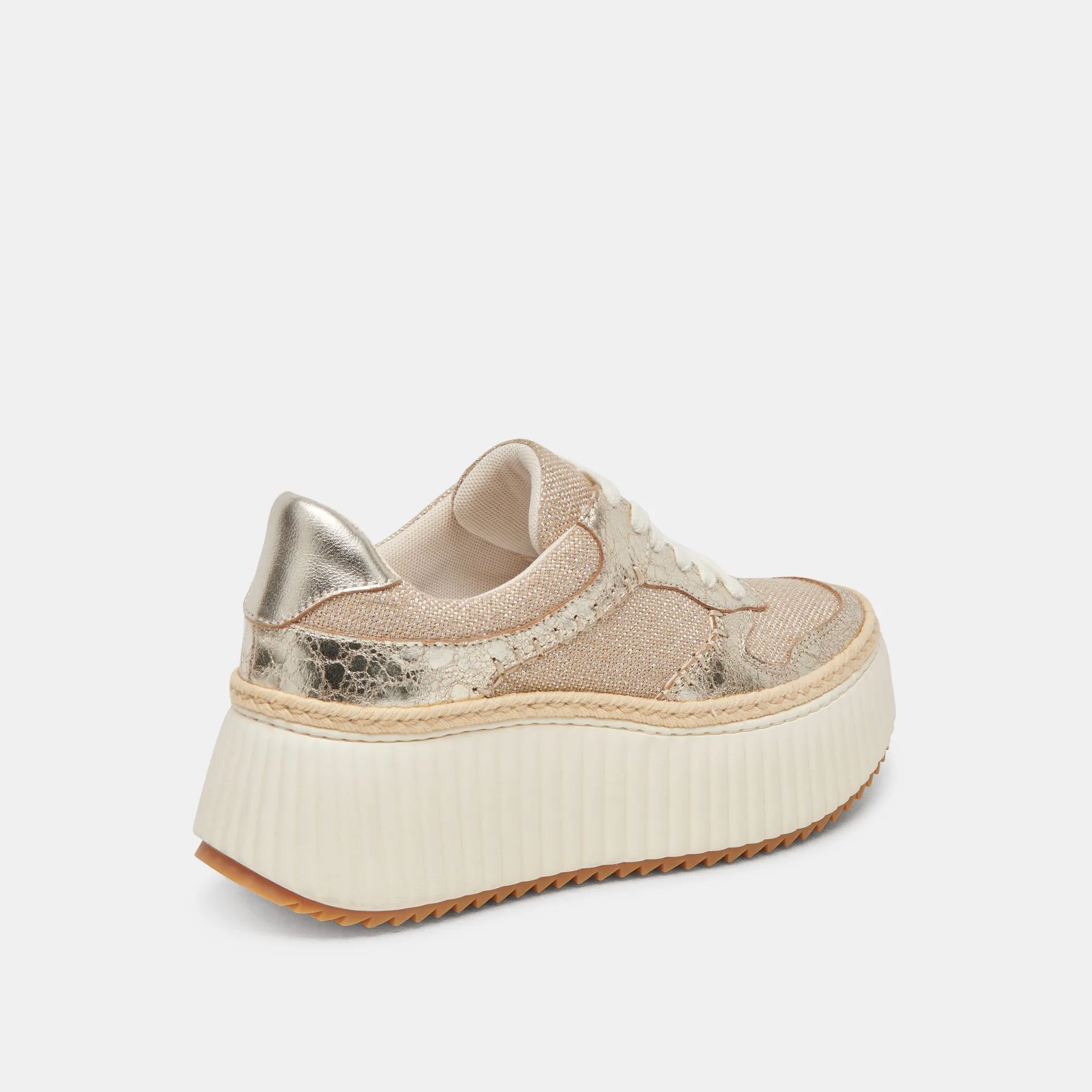 DANDI SNEAKERS LIGHT GOLD WOVEN